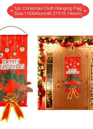 Garland Merry Christmas Decor for Home Cristmas Decor Navidad Christma Ornaments Christmas Door Xmas Happy New Year