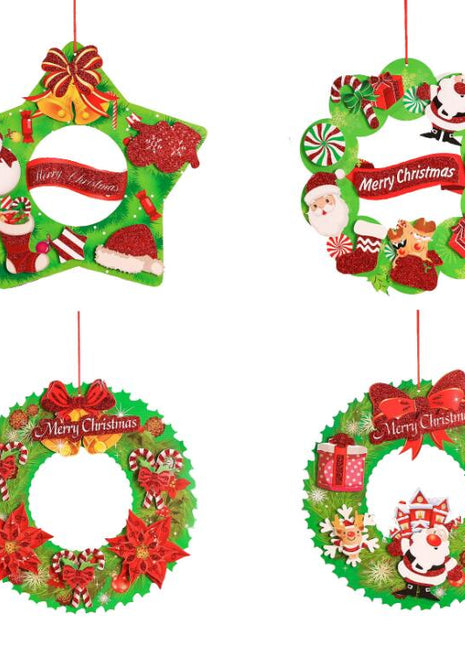 Christmas 3D Paper garland Decoration Christmas Decor Christmas Snowman