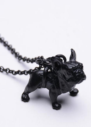 Vintage French Bulldog Necklace