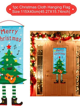 Garland Merry Christmas Decor for Home Cristmas Decor Navidad Christma Ornaments Christmas Door Xmas Happy New Year