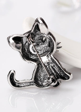 Vintage Cat Pin Brooches