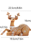 Christmas Reindeer Sitting Pose Brown