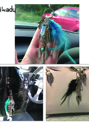 Artilady natural opal stone dreamcatcher