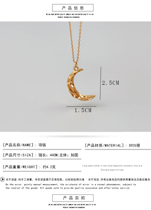 Vintage Moon Necklace