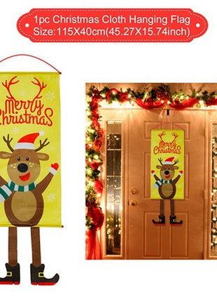 Garland Merry Christmas Decor for Home Cristmas Decor Navidad Christma Ornaments Christmas Door Xmas Happy New Year