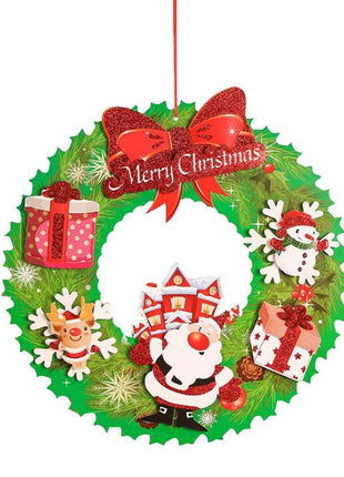 Christmas 3D Paper garland Decoration Christmas Decor Christmas Snowman