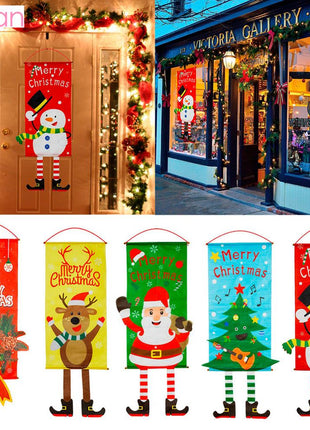 Garland Merry Christmas Decor for Home Cristmas Decor Navidad Christma Ornaments Christmas Door Xmas Happy New Year