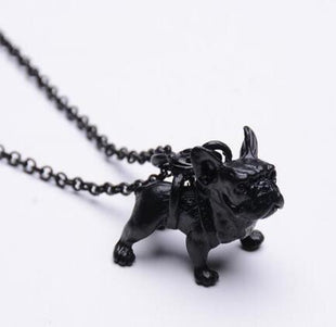 Vintage French Bulldog Necklace