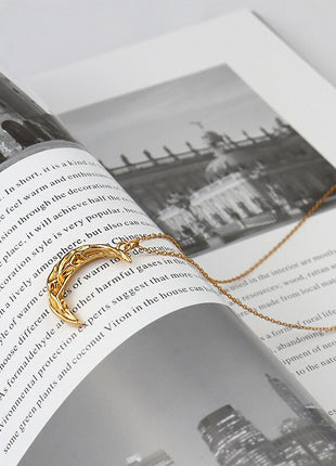 Vintage Moon Necklace